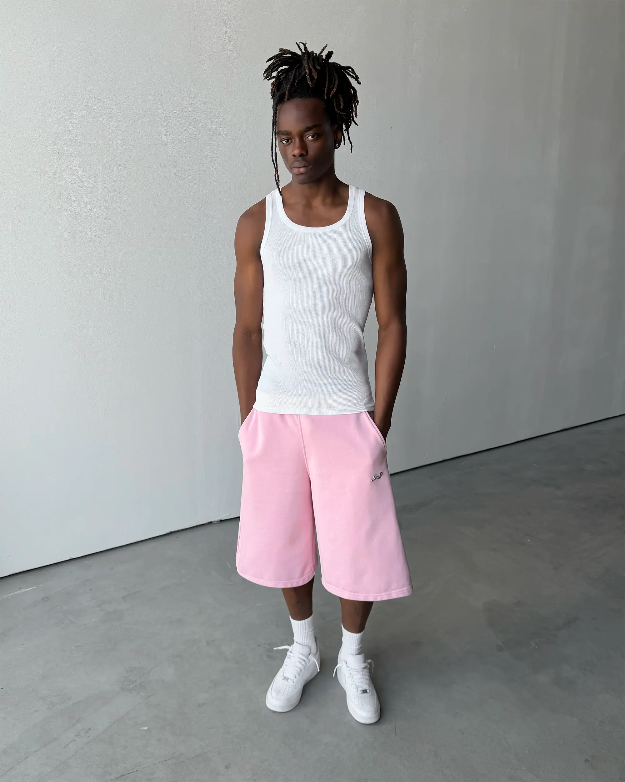 Baby Pink Sweatshorts - Image 2