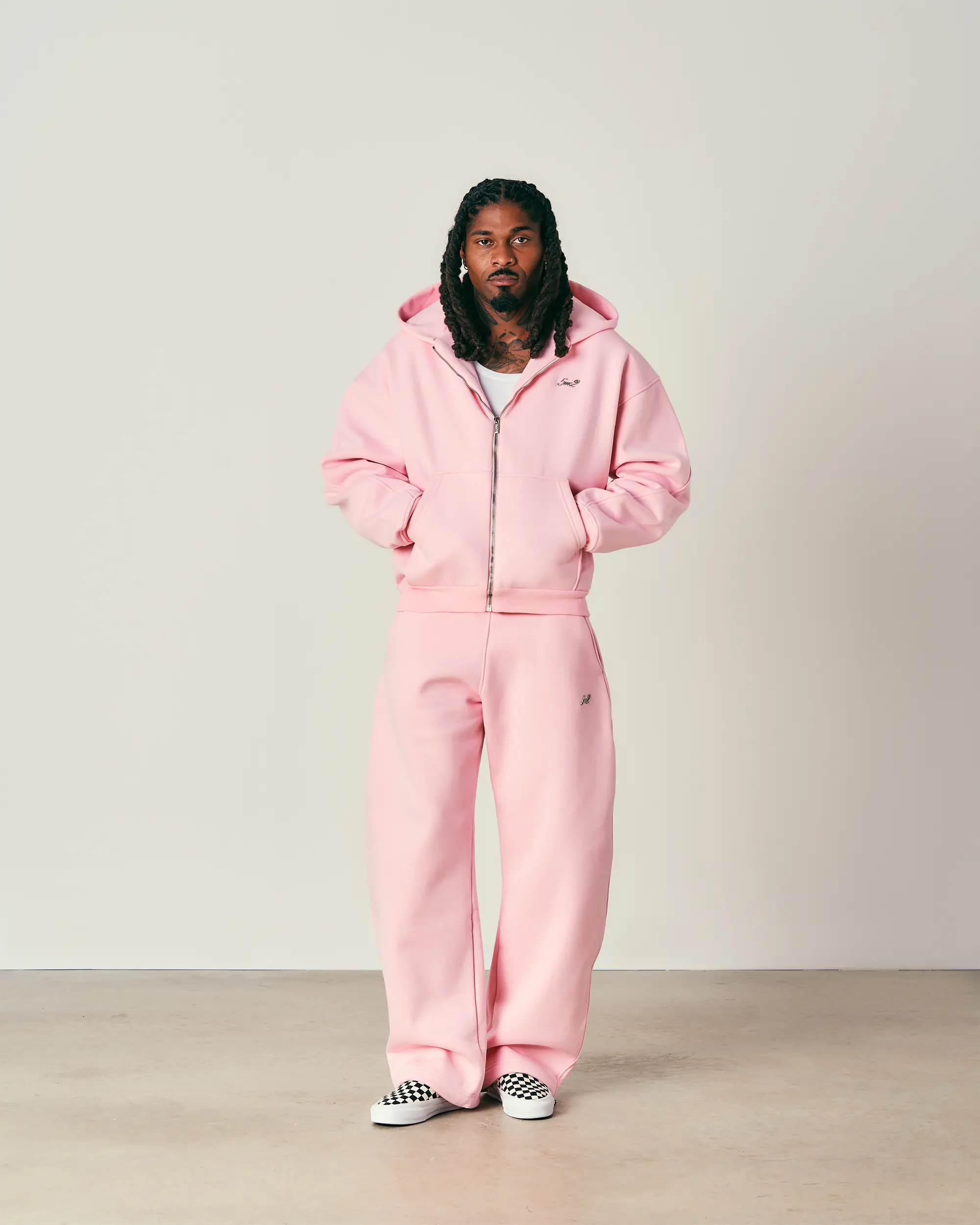 Baby Pink Zip Hoodie - Image 10