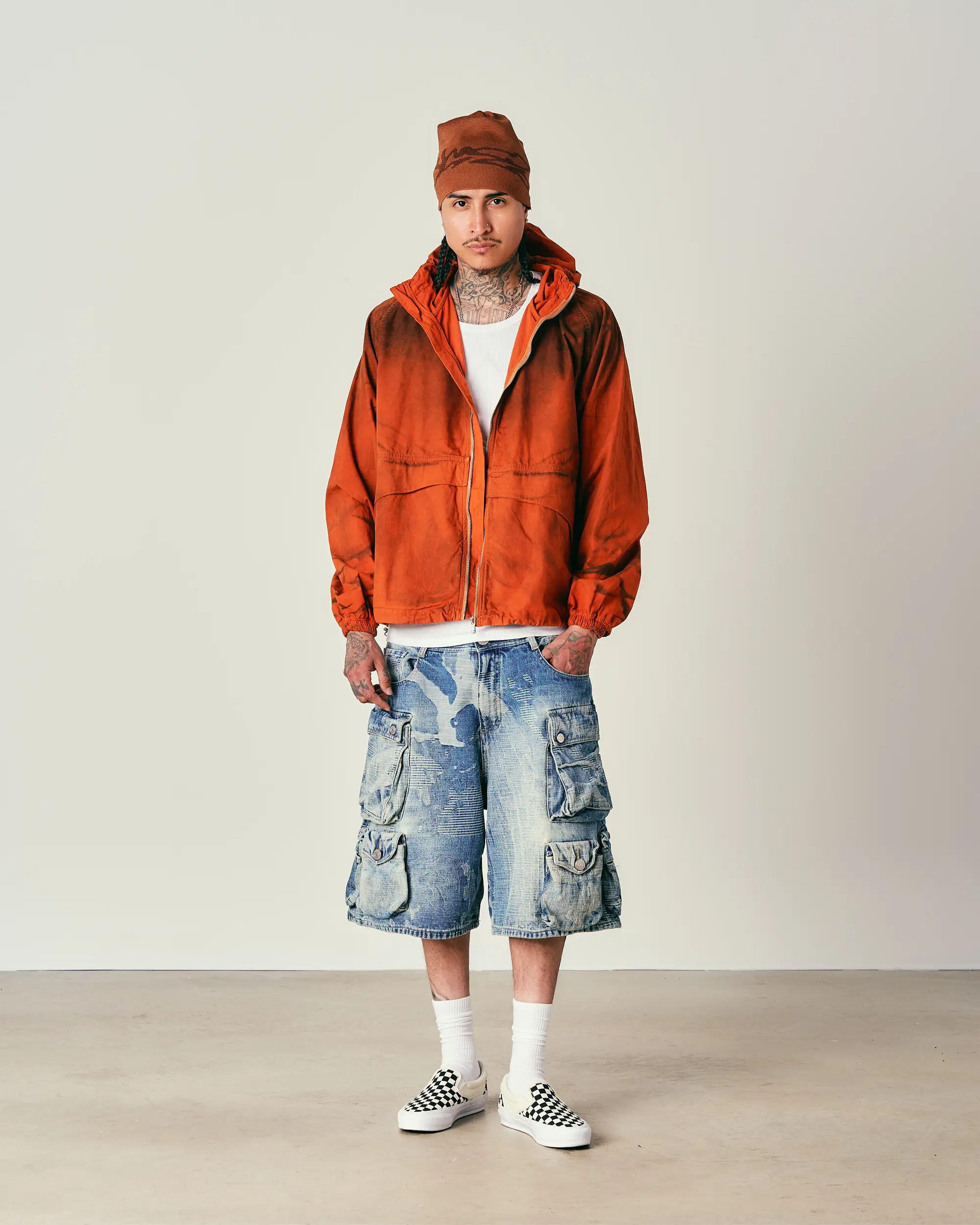 Ten pockets Camo Cargo Shorts - Image 3