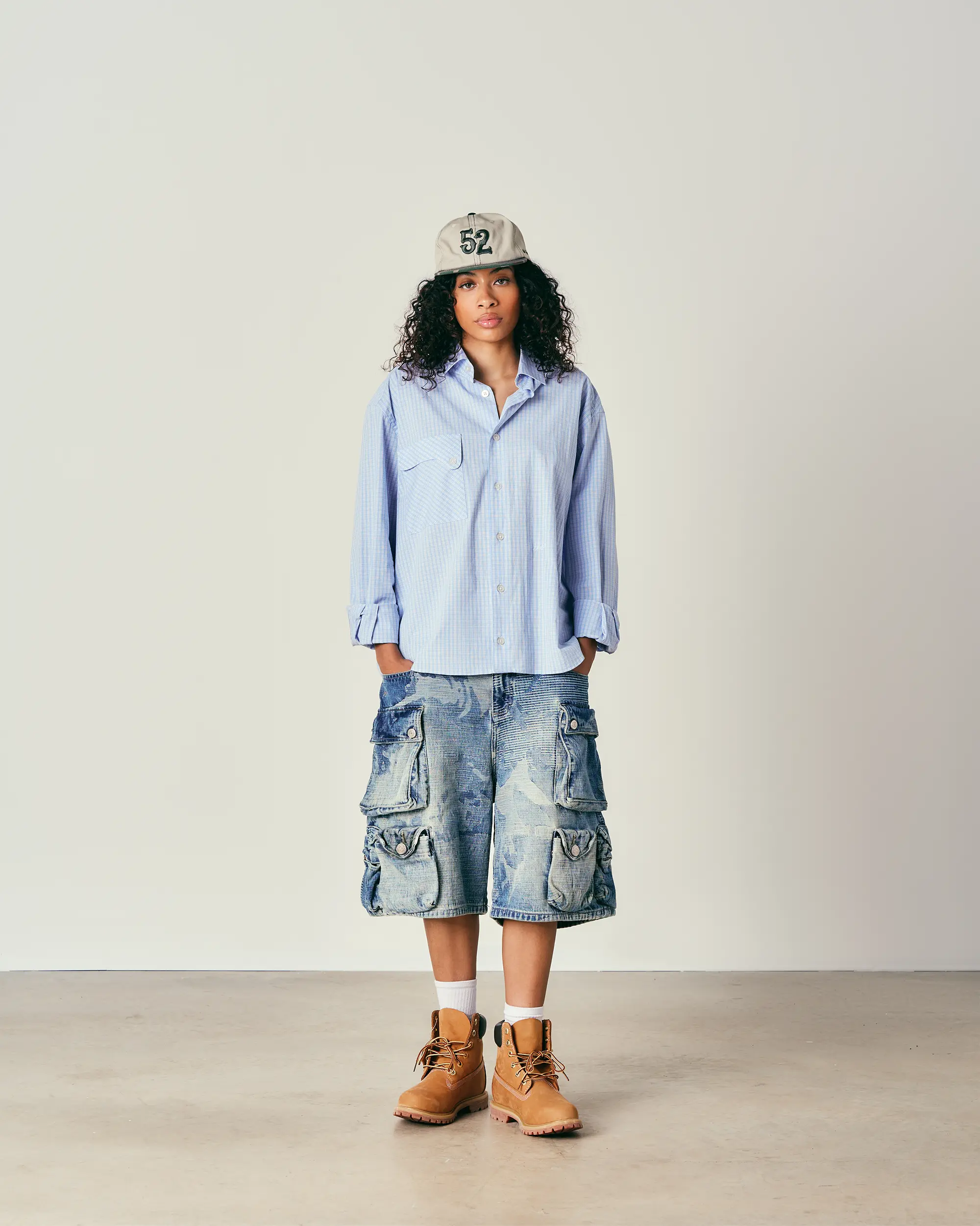 Ten pockets Camo Cargo Shorts - Image 5