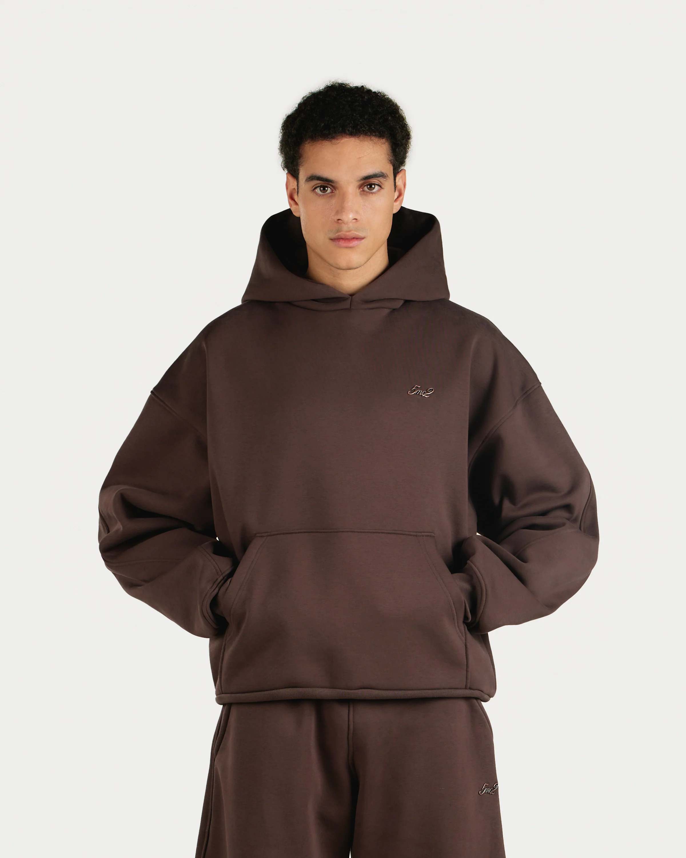 Choco Brown Hoodie - Image 2