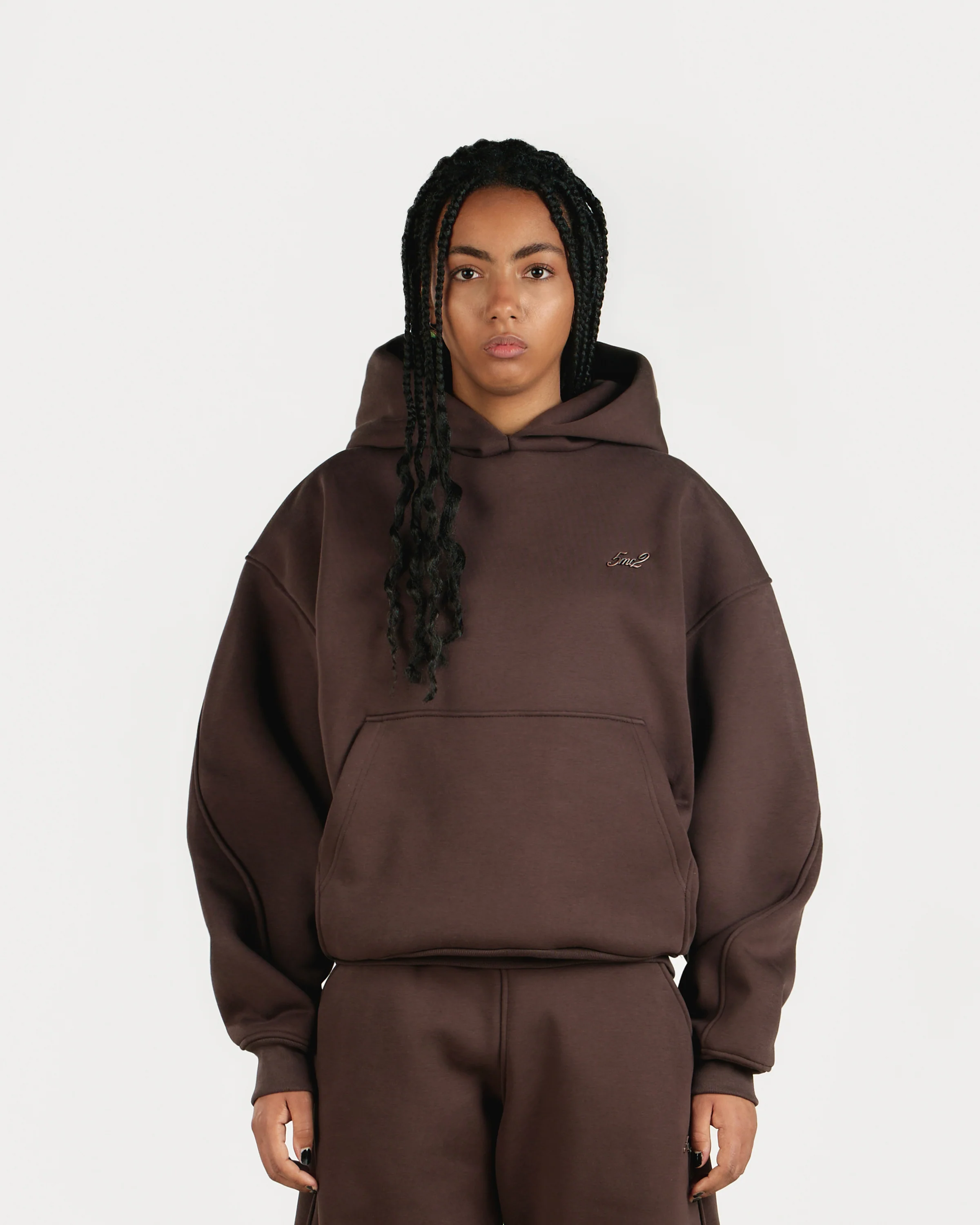 Choco Brown Hoodie - Image 4