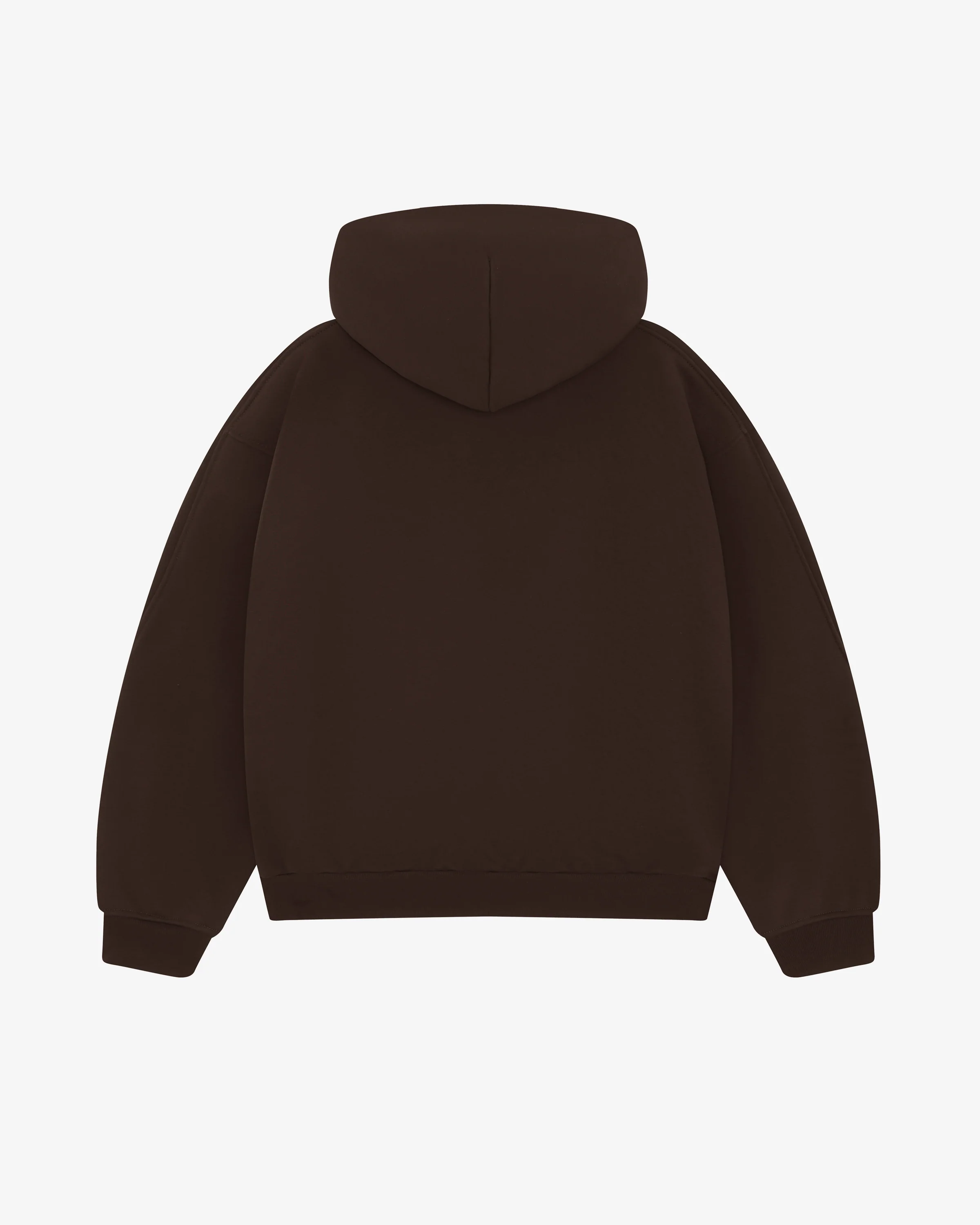 Choco Brown Zip Hoodie - Image 11