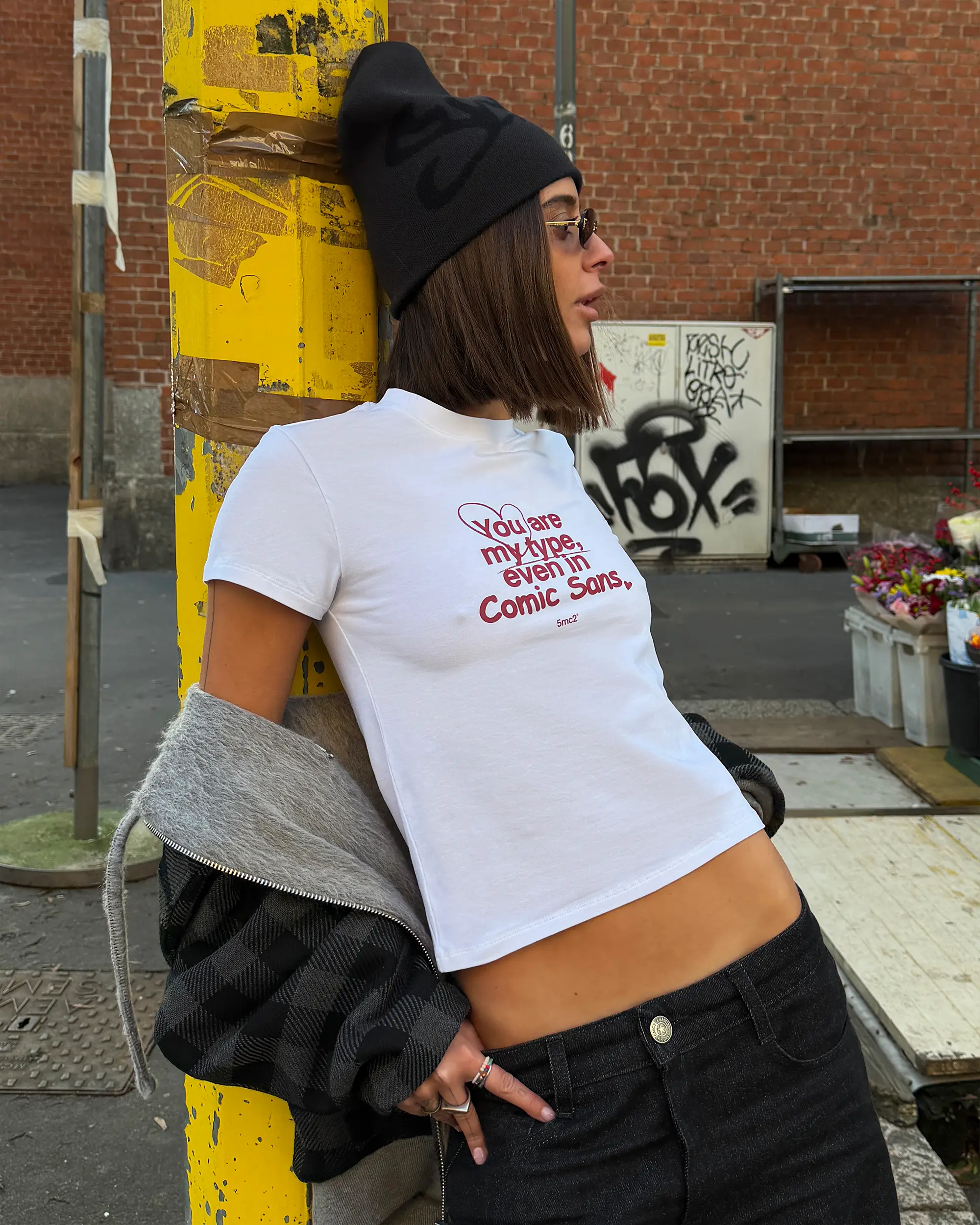 Comic Sans Baby Tee - Image 3