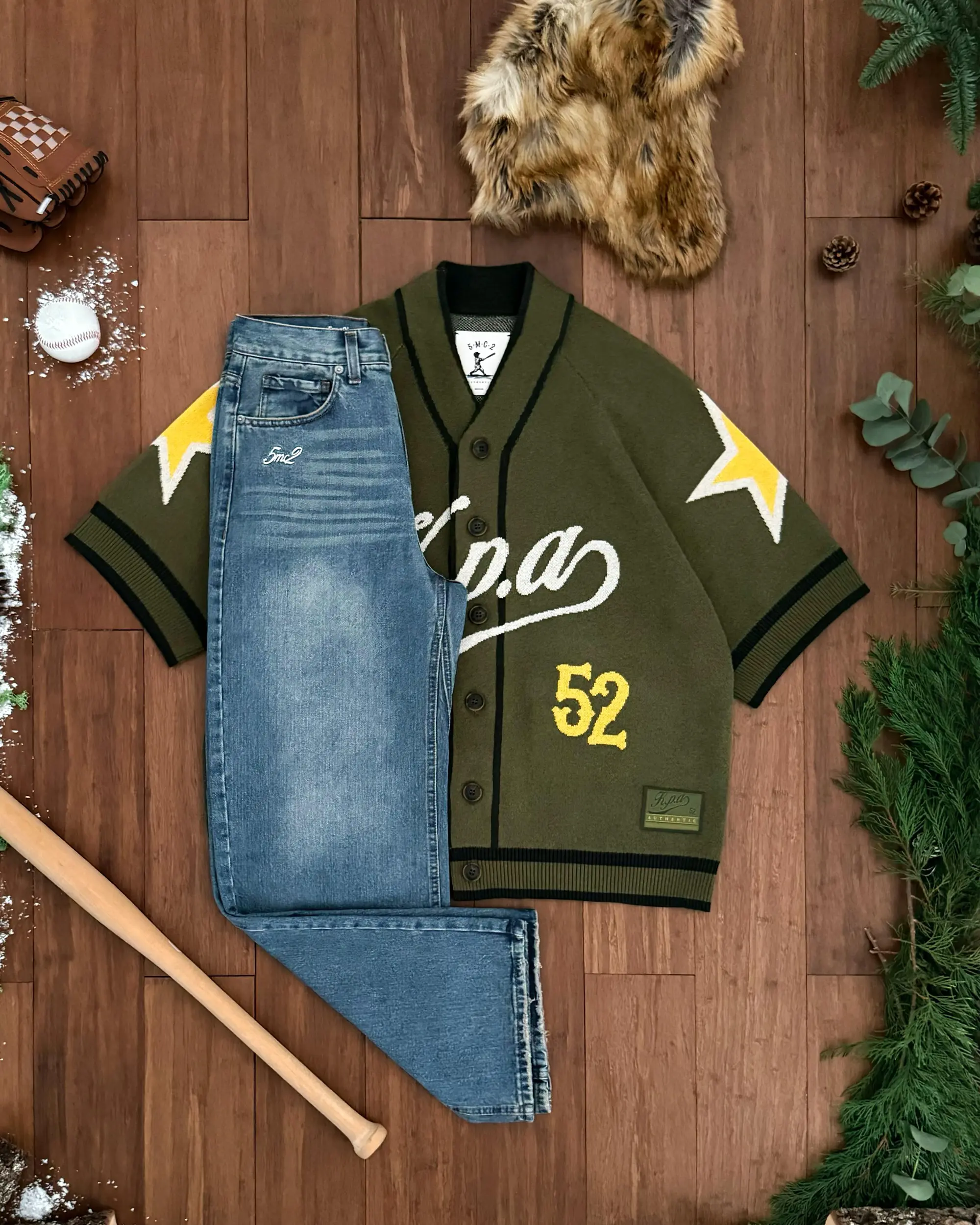 Forest Green K.P.A. Knit Jersey - Image 9