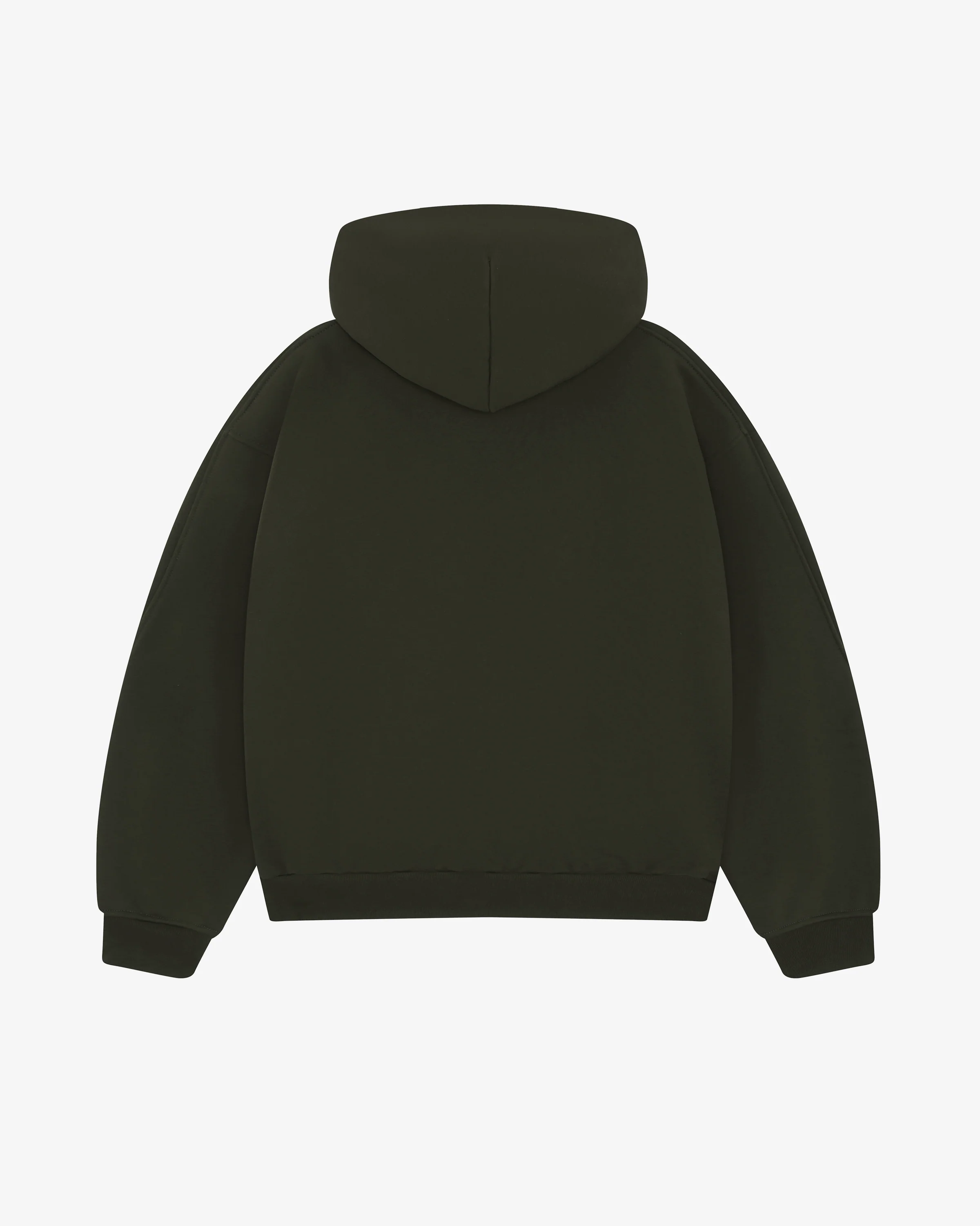 Forest Green Zip Hoodie - Image 11