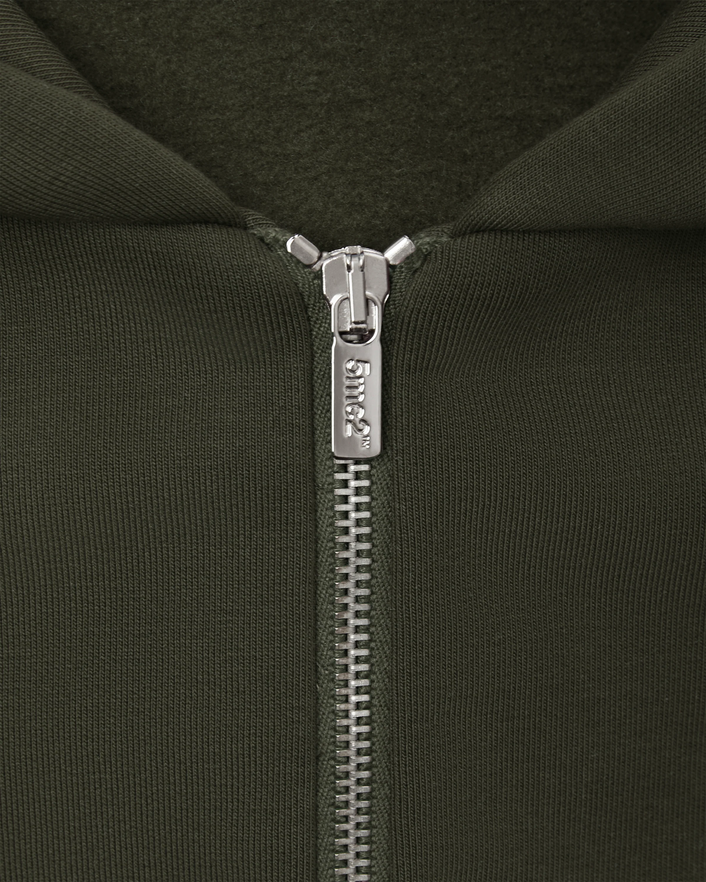 Forest Green Zip Hoodie - Image 6