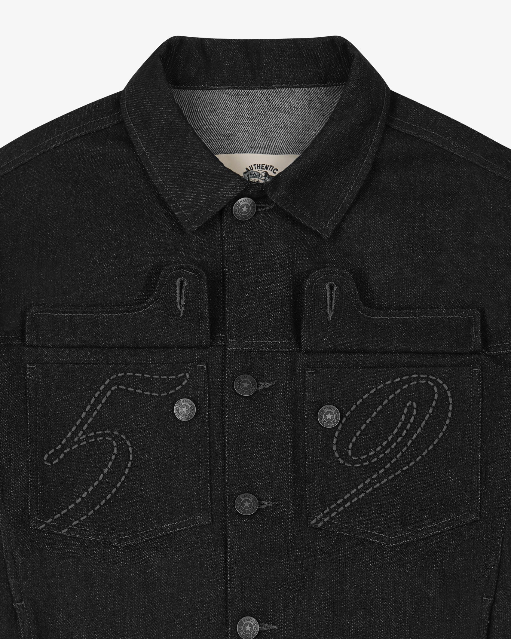 Graphite Raw Denim Jacket - Image 10