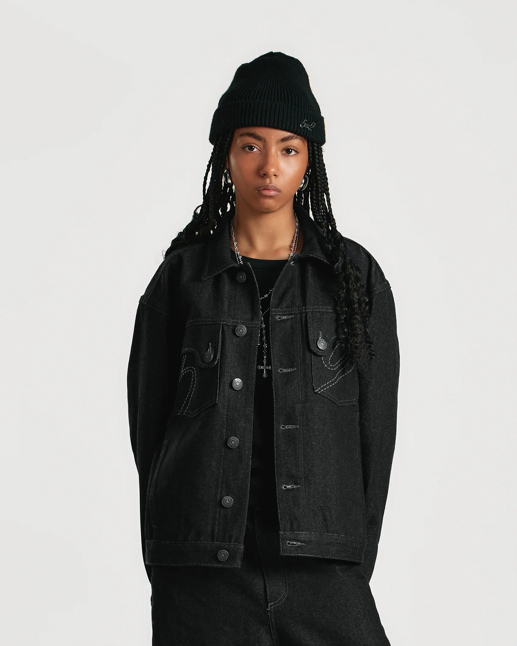 Graphite Raw Denim Jacket - Image 5