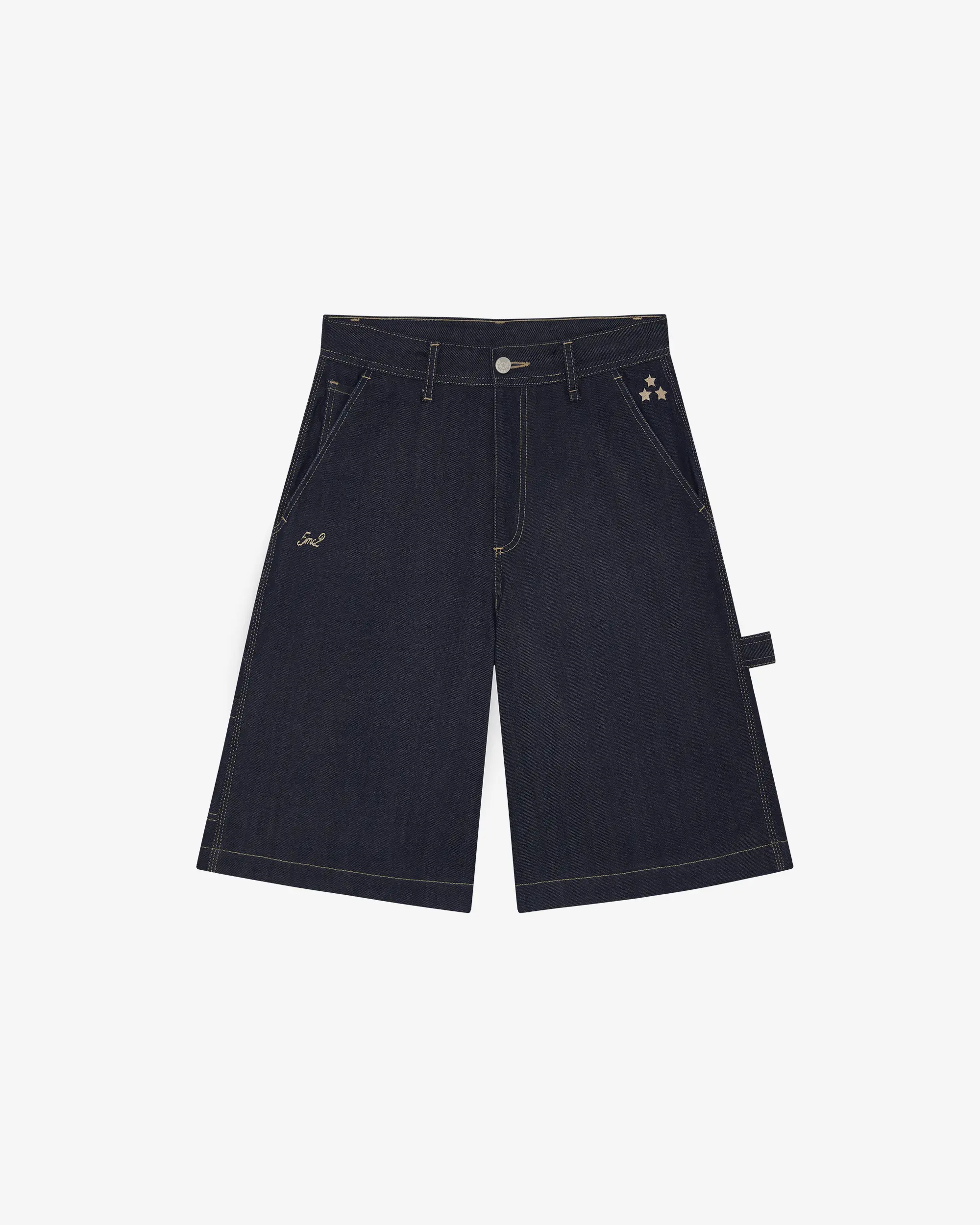 Indigo Raw Carpenter Shorts