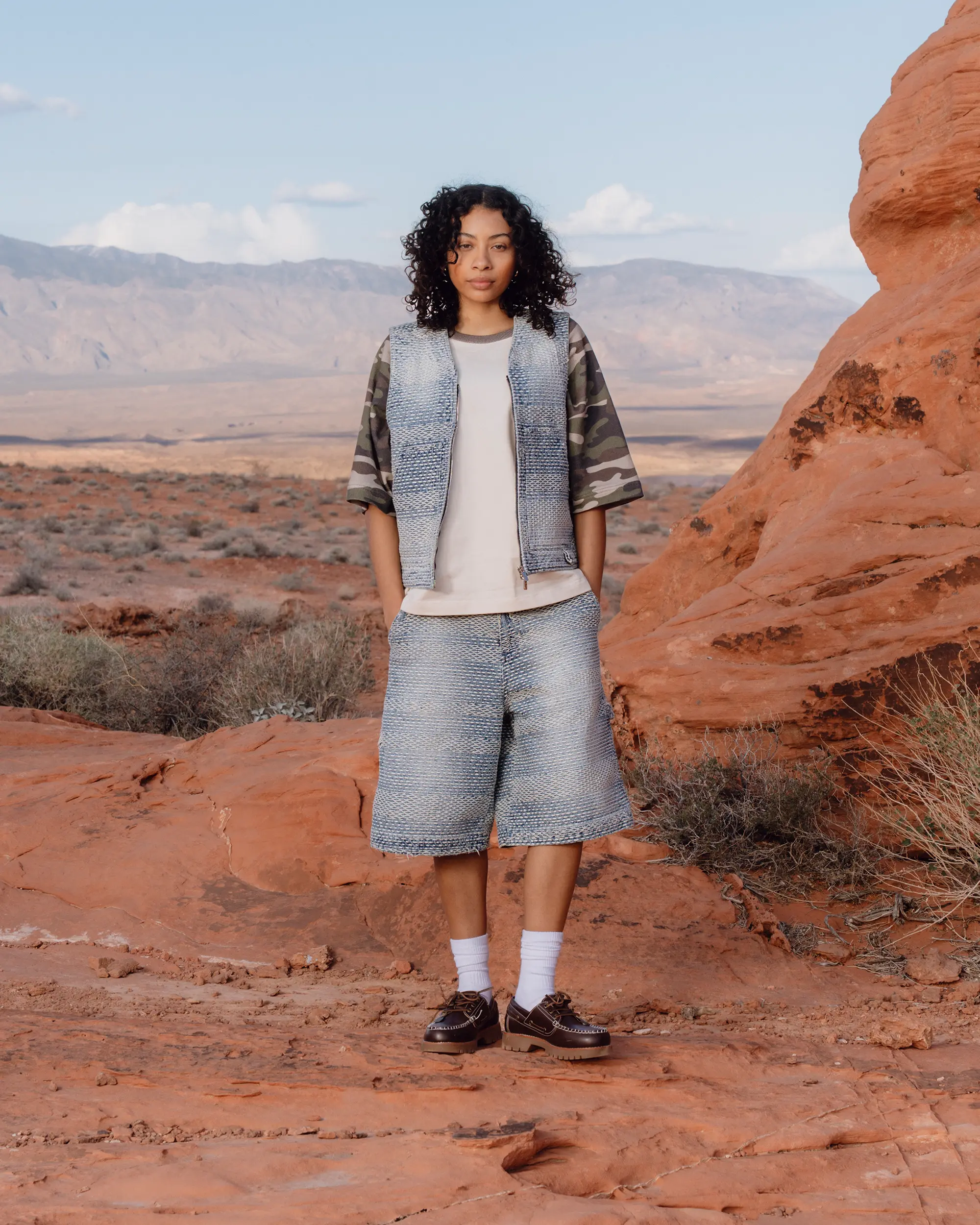 Nara Twill Carpenter Shorts - Image 7
