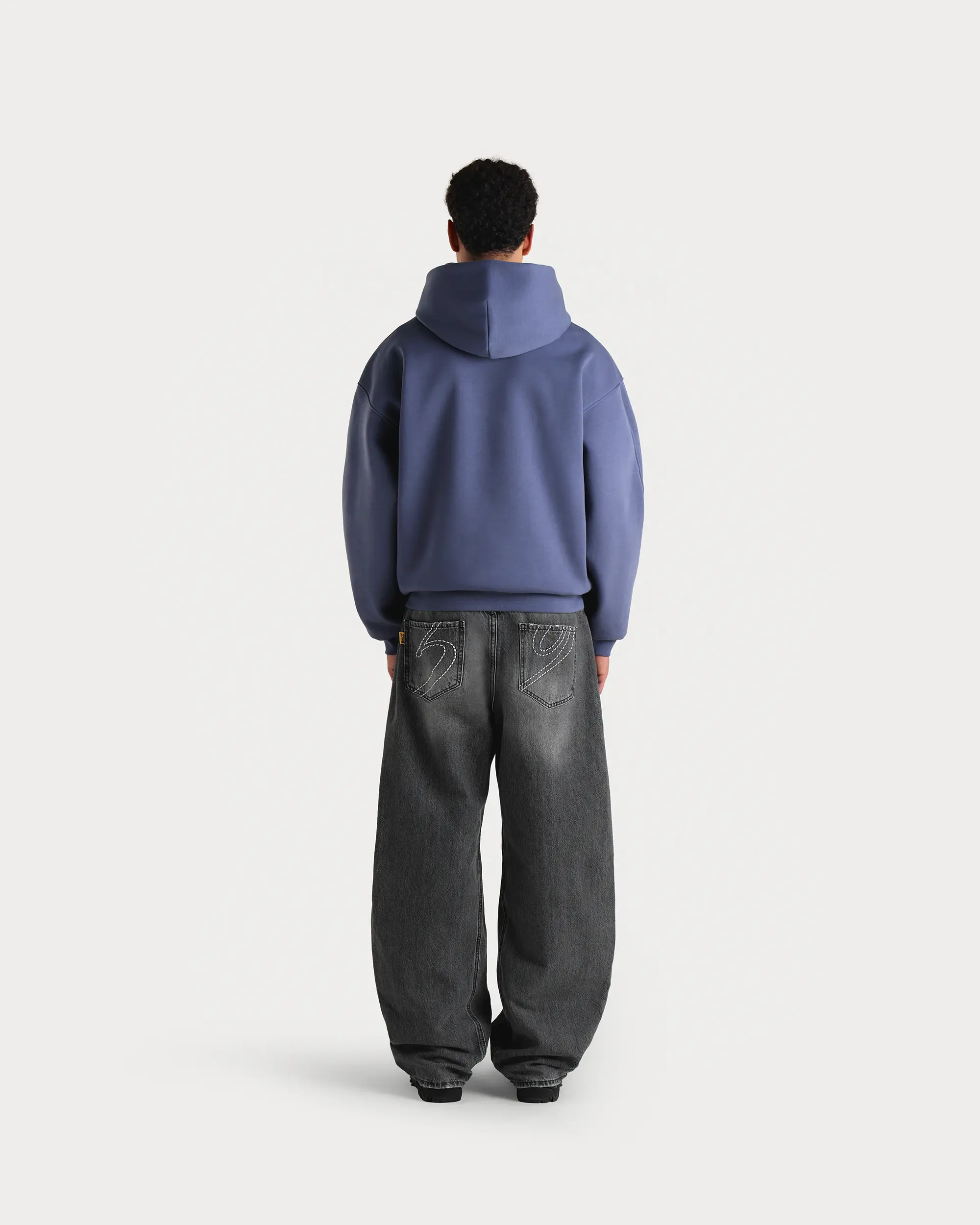 Orion Blue Crew Hoodie - Image 3