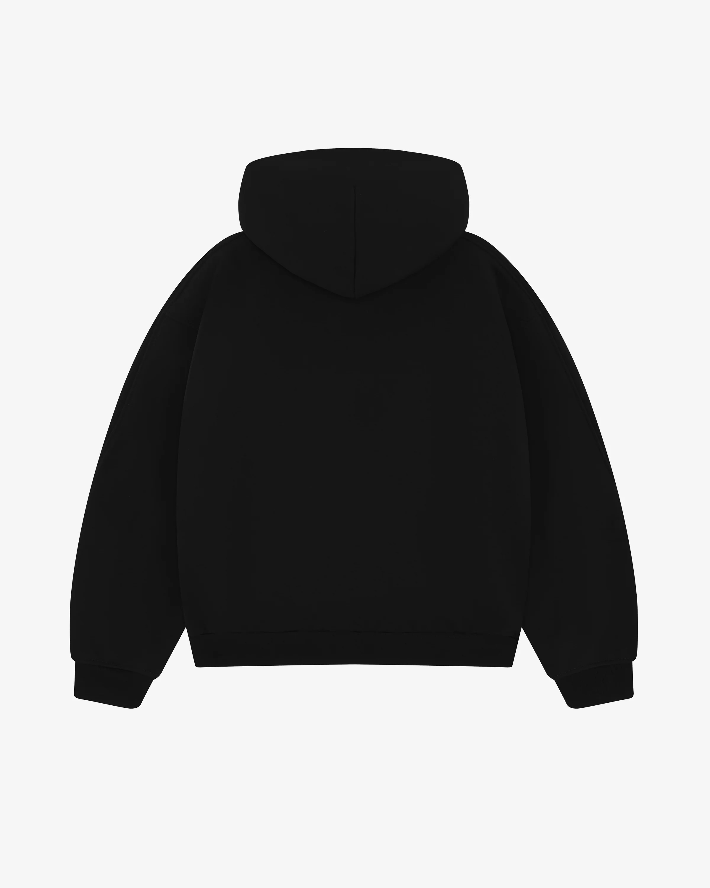 Pitch Black Zip Hoodie - Image 11