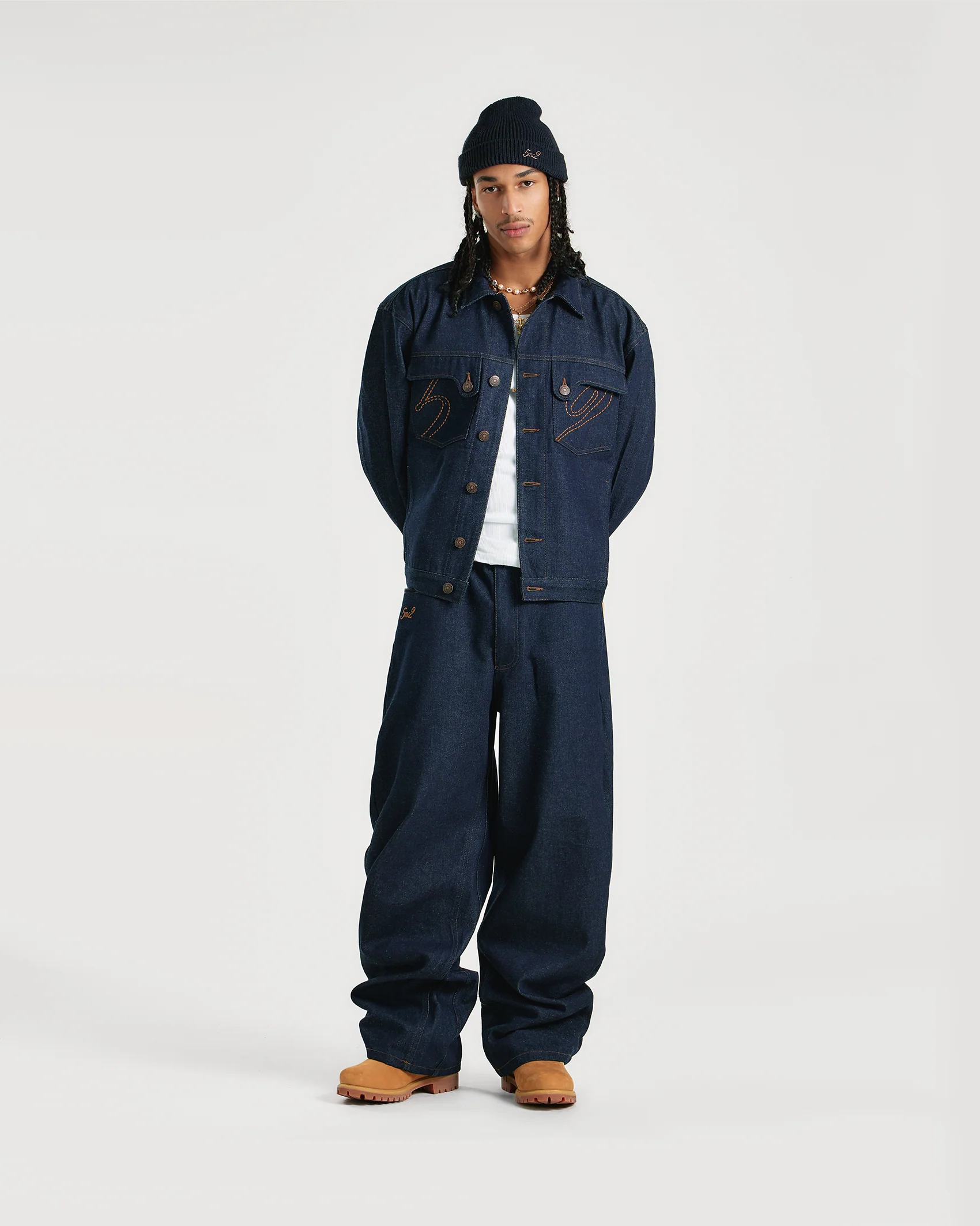 Raw Denim Pants - Image 3