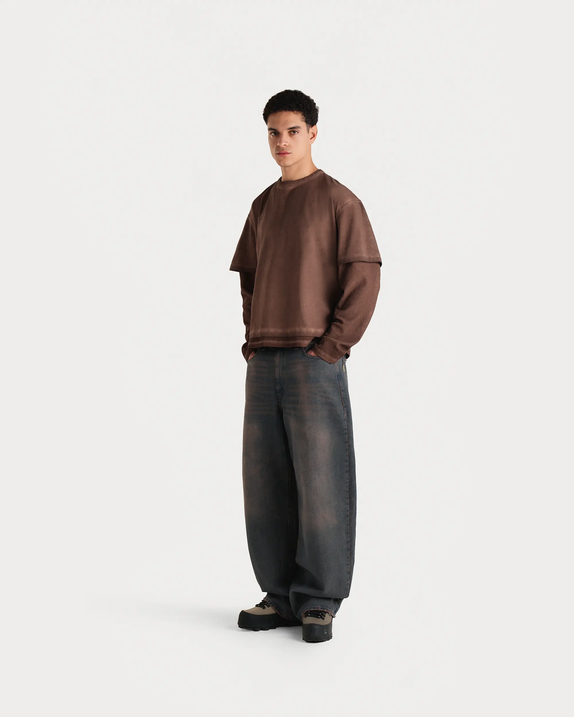 Rust Denim Pants - Image 4