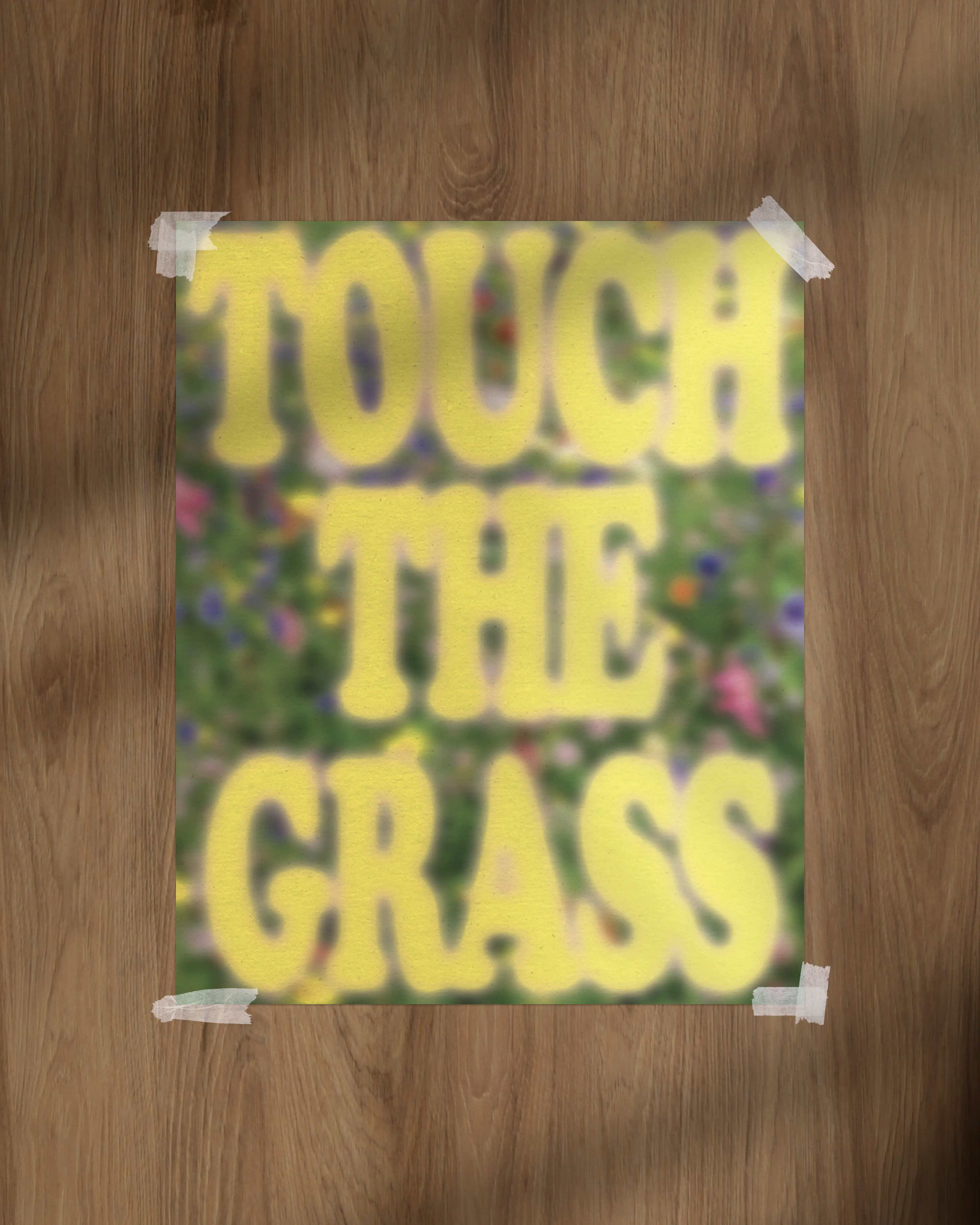 Touch The Grass Poster - Image 3
