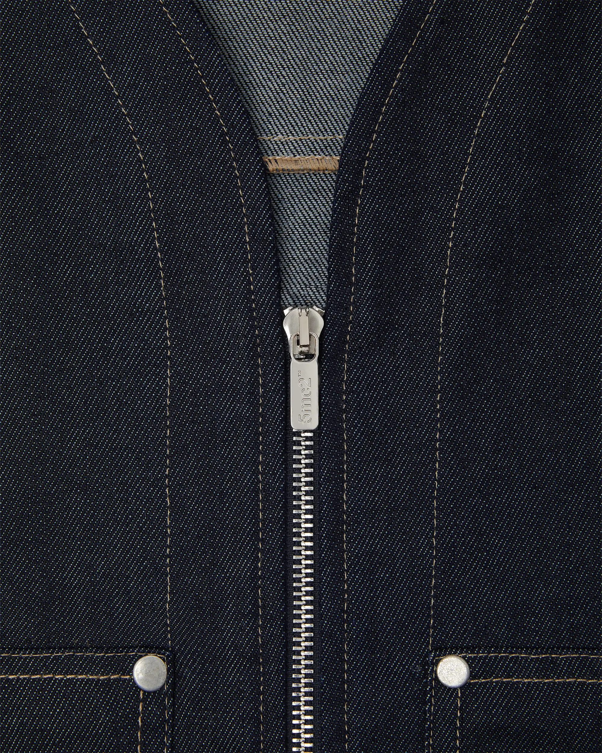 Indigo Raw Utility Vest - Image 6