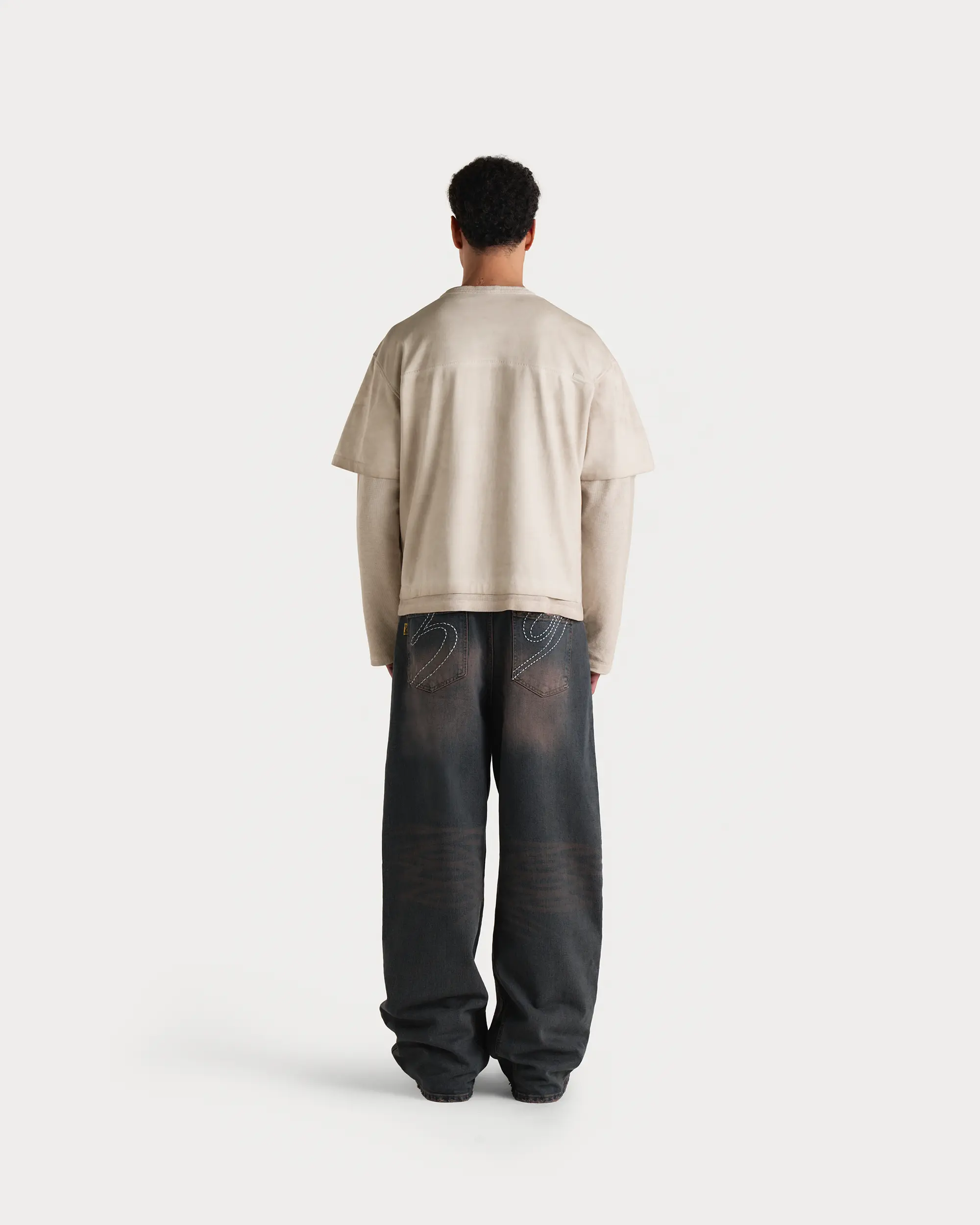 Vintage Cream Waffle Double-Sleeve - Image 3