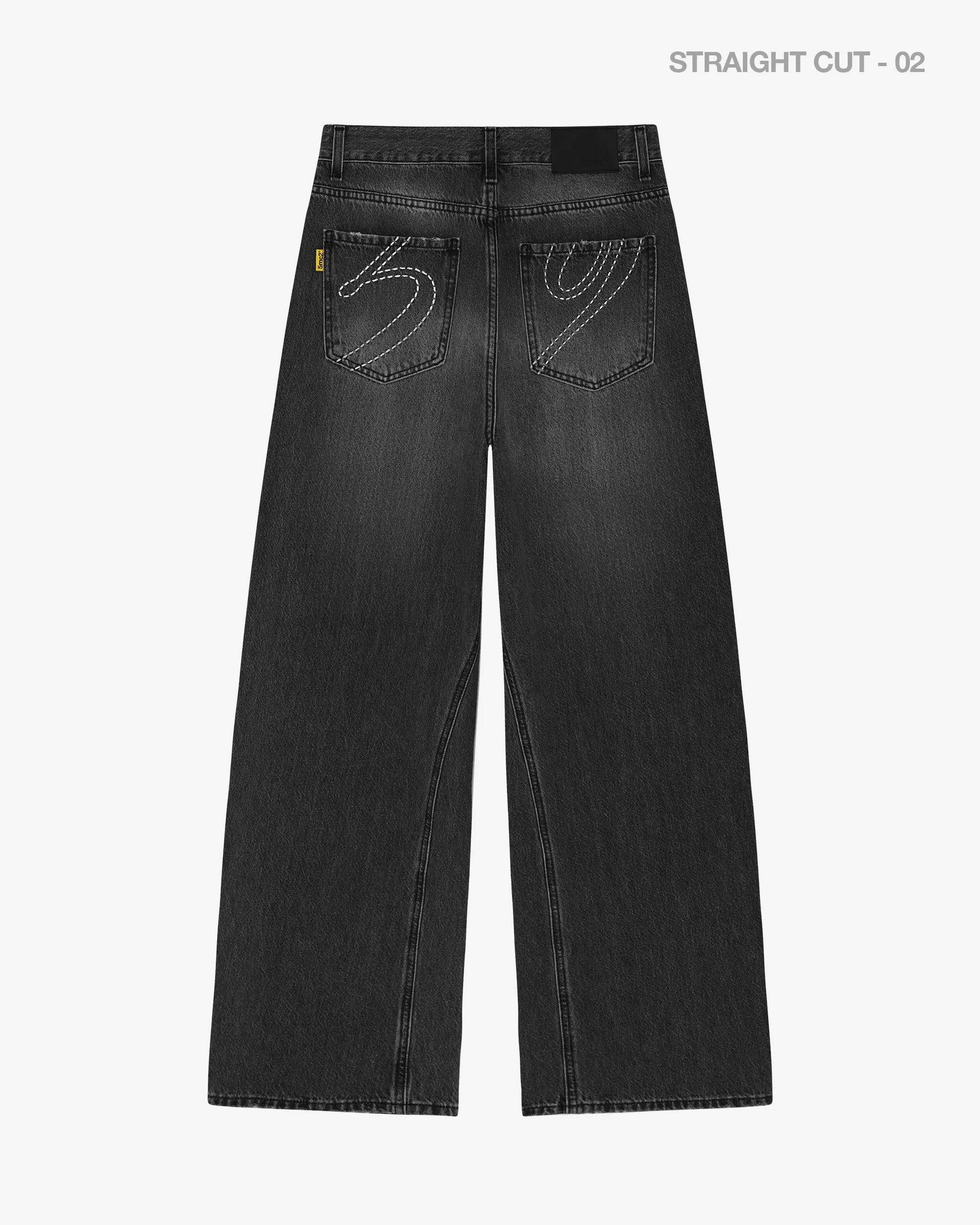 Washed Black Denim Pants - Image 9