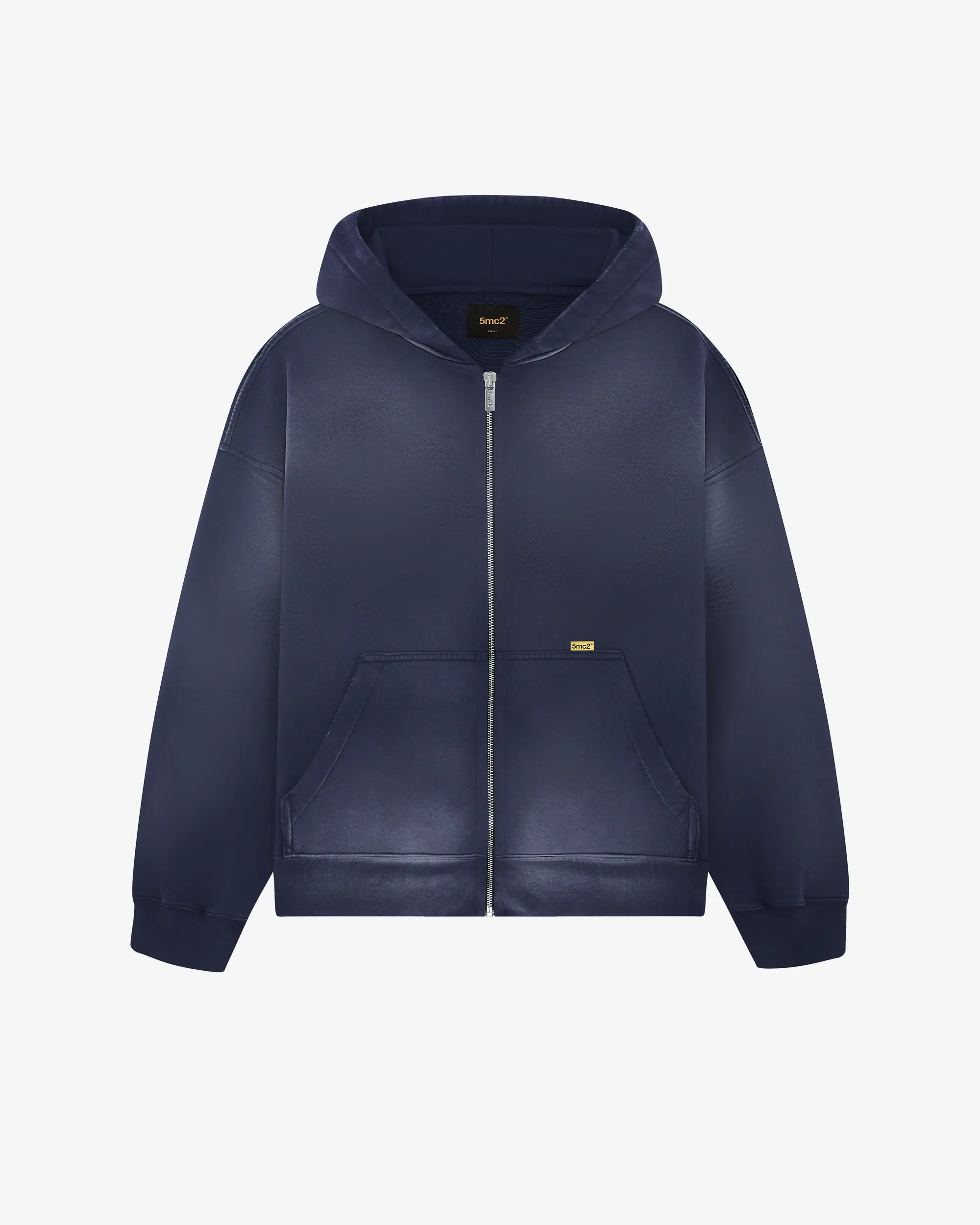 Washed Pin Zip Hoodie - Image 8